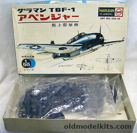 Marusan 1/50 Grumman TBF-1 Avenger, 723-35 plastic model kit